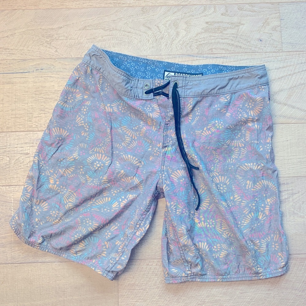 Reef Board Shorts Mens Large Quick Dry Drawstring